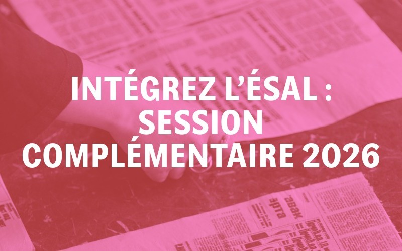 Admission - session complémentaire septembre 26