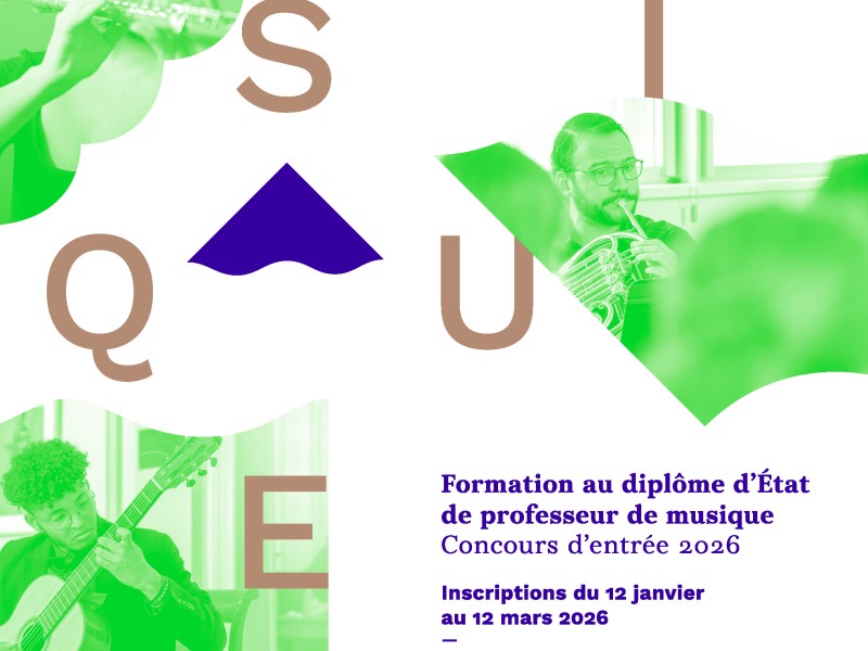 Affiche concours musique 2026, design Céline Kriebs