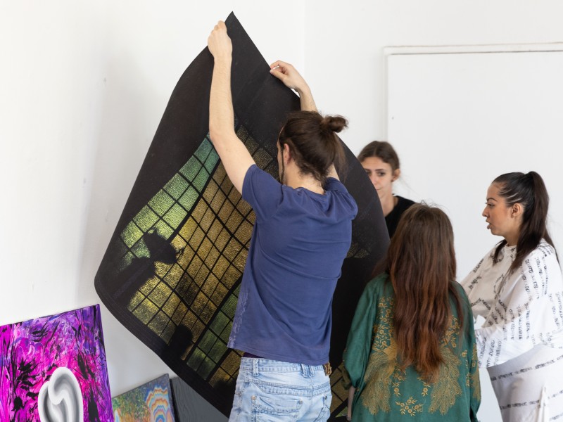 Installation des DNA Art 2024, crédits : Romain Gamba