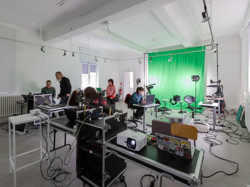 Espace DUPLEX (image, son, interaction) © Romain Gamba