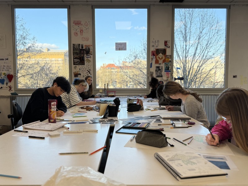 Stage de pratique artsitique, février 2025, ÉSAL, Metz