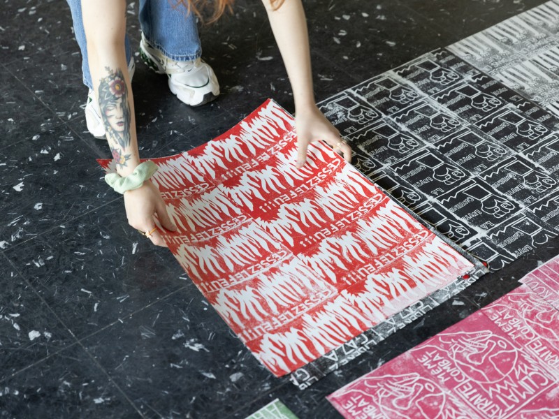 Installation DNA Art, 2024, © Romain Gamba