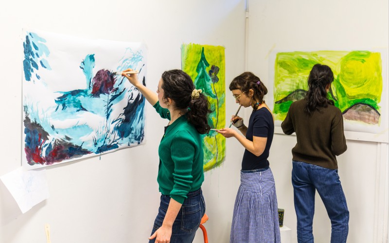 Workshop peinture grand format