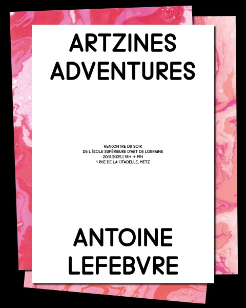 Caractères typo : prélettres by Eloisa Perez et Peom editions. Visuel : étudiant·es de 2e année Communication, accompagné·es par Marie L'écrivain et Léo Coquet.