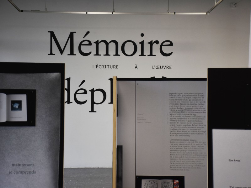 Exposition Mémoire déplié(e) - Photo © soline Pin